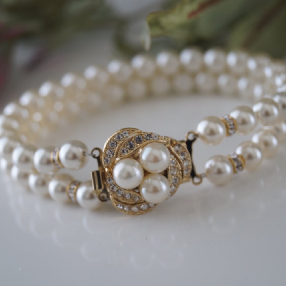 Swarovski Cream Pearl Bracelet